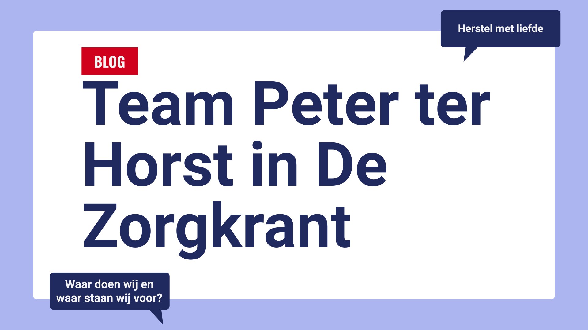 peter ter horst zorgkrant
